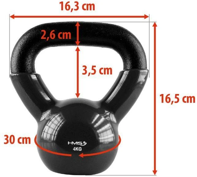 Ketaus gira HMS KNV juoda - 4kg