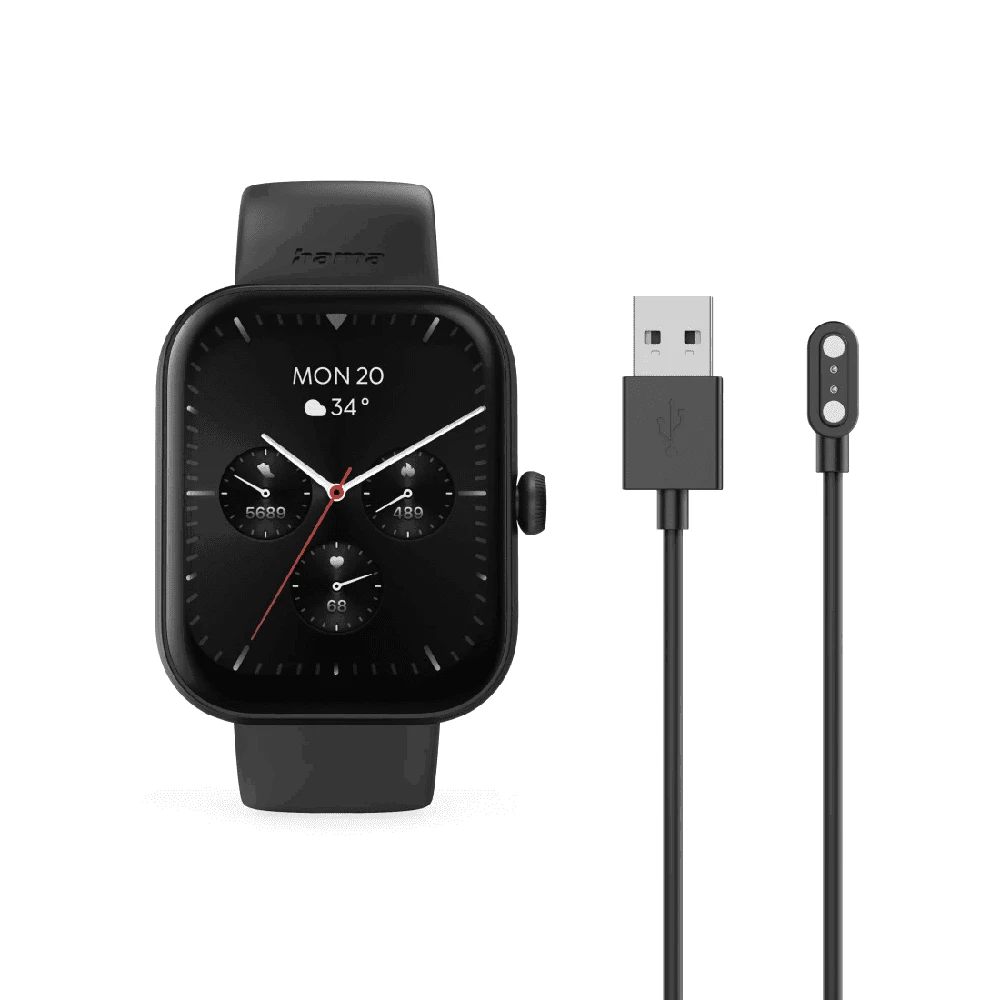 Išmanusis laikrodis Hama Fit Watch 5000 juoda