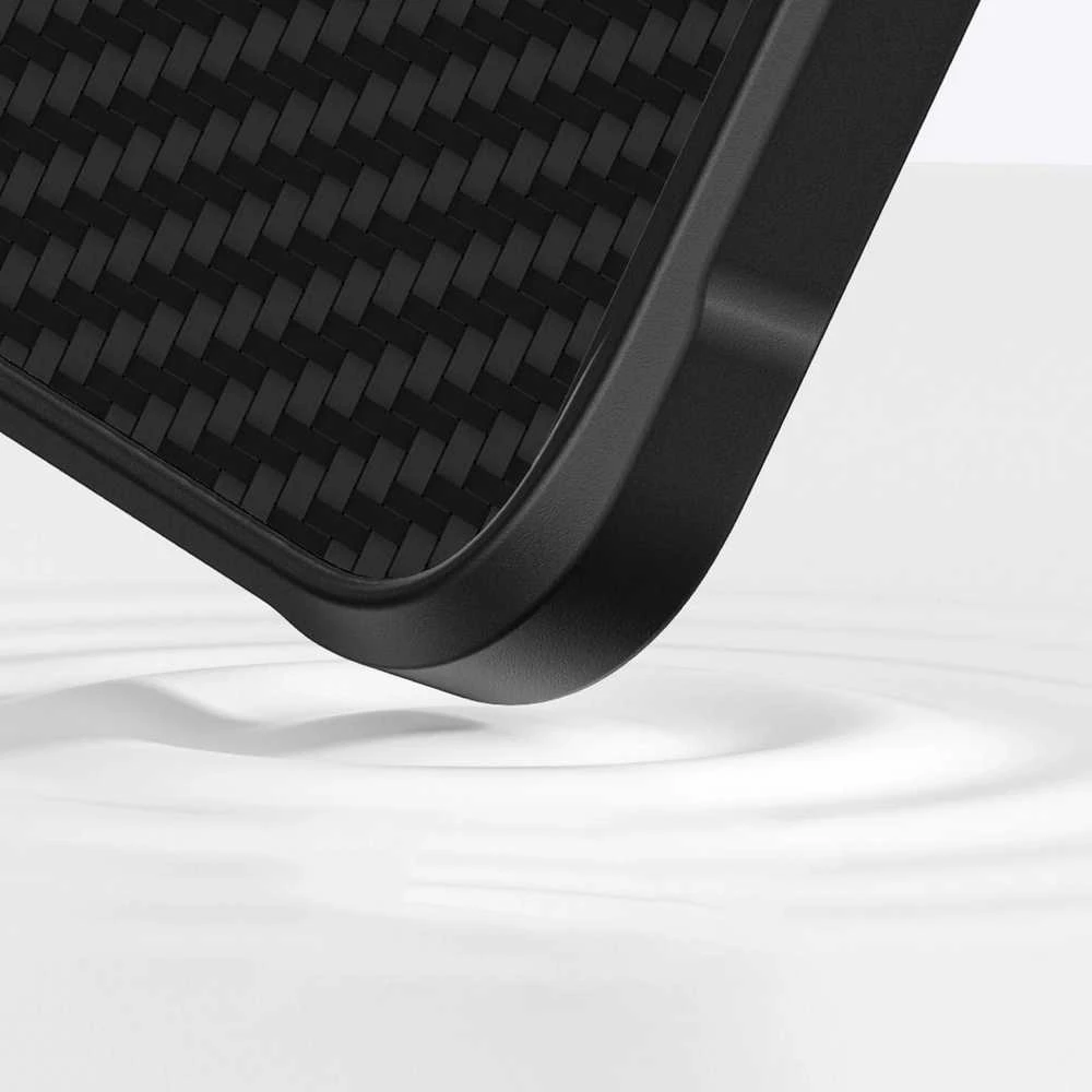 „AmazingThing Titan Max“ dėklas su 1500D aramidiniu pluoštu, skirtas „iPhone 16 Pro“ - Juodas