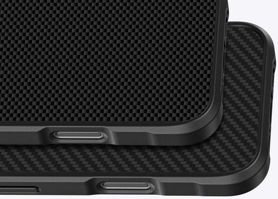 „AmazingThing Titan Max“ dėklas su 1500D aramidiniu pluoštu, skirtas „iPhone 16 Pro“ - Juodas