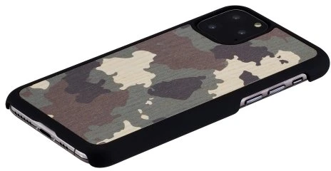 MAN&WOOD SmartPhone dėklas Apple iPhone 11 Pro camouflage juodos spalvos