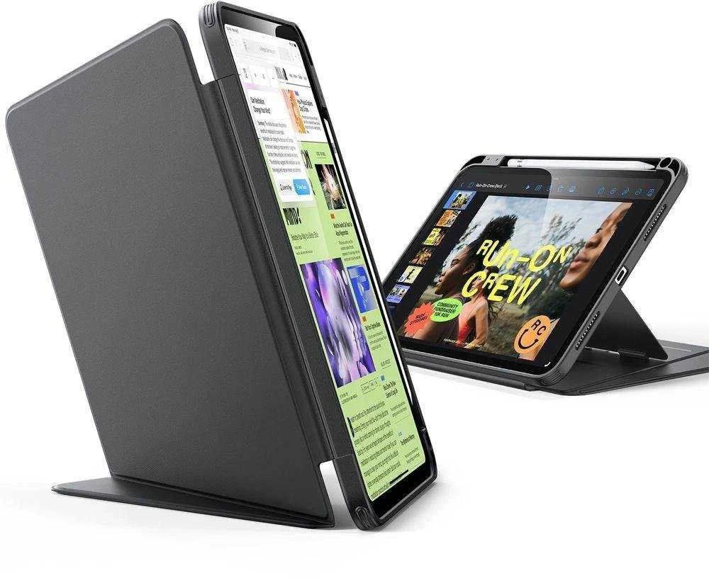 ESR atverčiamas hibridinis dėklas, skirtas iPad 10.9" 2022 (10 kartos) / 11" 2025 (11 kartos) - Juodas