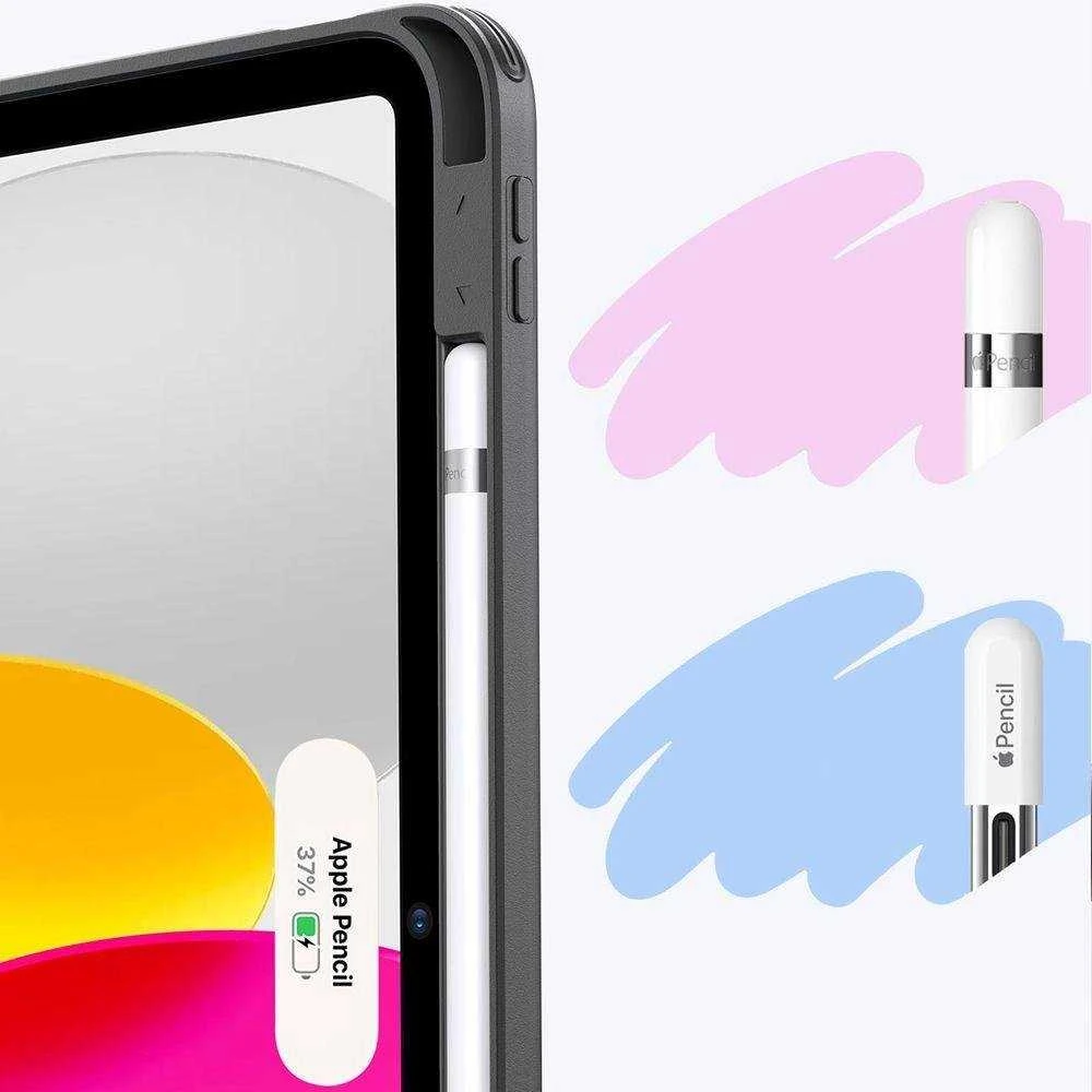 ESR atverčiamas hibridinis dėklas, skirtas iPad 10.9" 2022 (10 kartos) / 11" 2025 (11 kartos) - Juodas