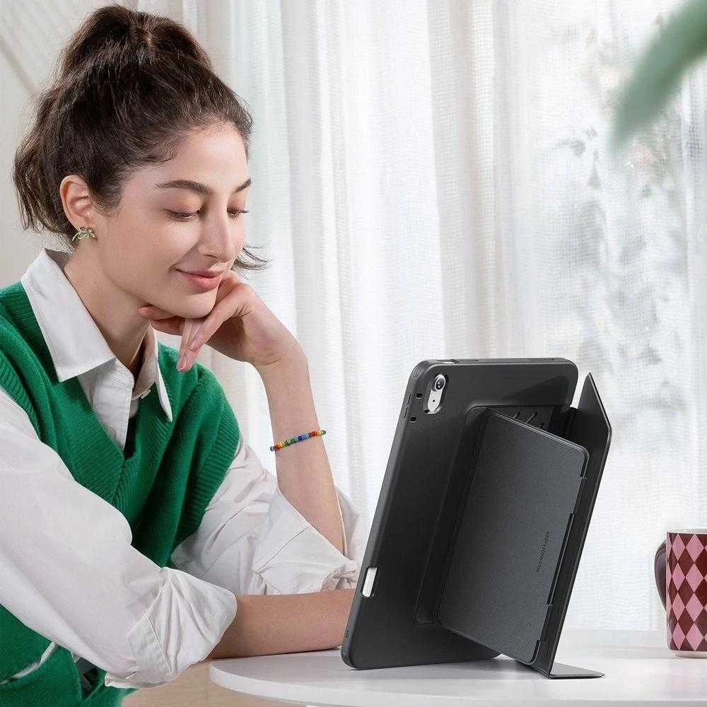 ESR atverčiamas hibridinis dėklas, skirtas iPad 10.9" 2022 (10 kartos) / 11" 2025 (11 kartos) - Juodas