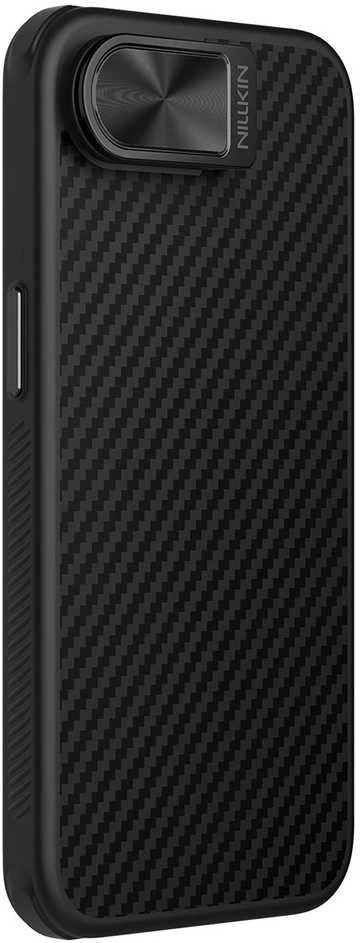 Nillkin CarboProp Aramid Magnetic dėklas skirtas Apple iPhone 16e juodos spalvos