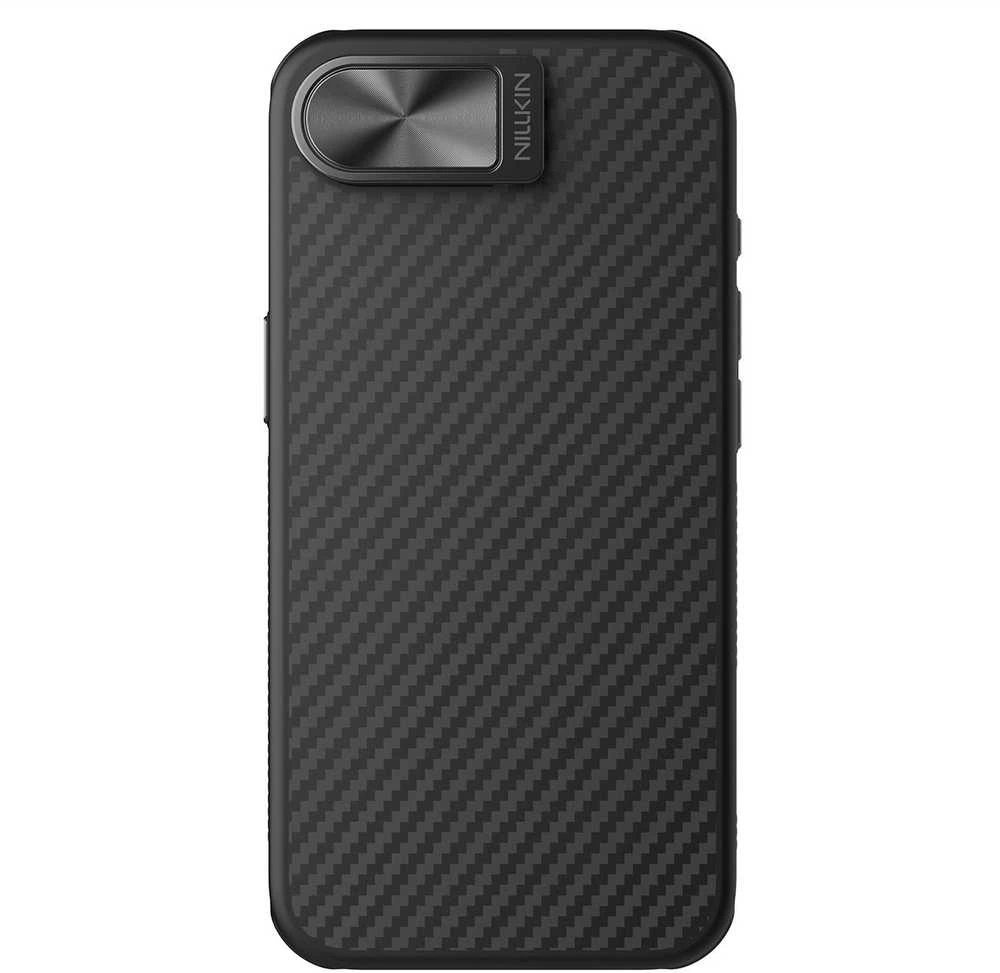 Nillkin CarboProp Aramid Magnetic dėklas skirtas Apple iPhone 16e juodos spalvos