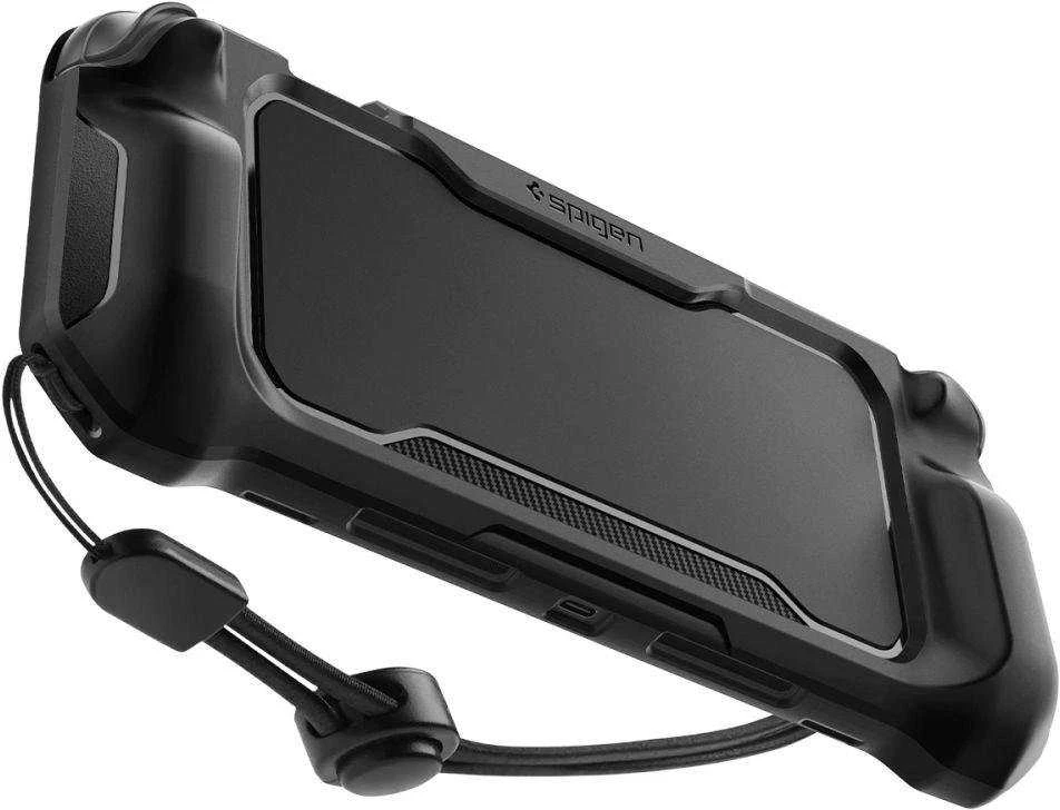 „Spigen Rugged Armor“ dėklas, skirtas „Nintendo Switch 2“ – matinis juodas