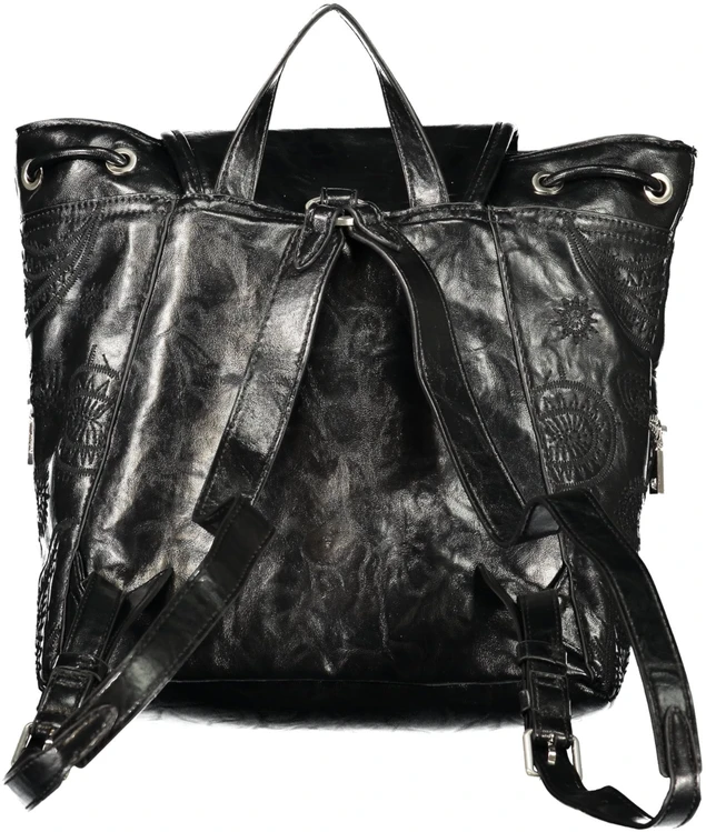 Juodas plecak damski Desigual Siroco Tula Mini Straight