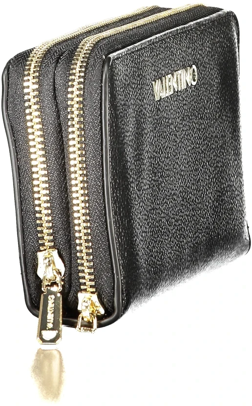 Juodas dvigubas moteriškas piniginė Valentino Bags Ersa Re