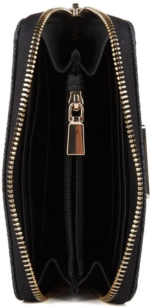 Juodas portfel damski Guess Jeans Laurel Ii Slg