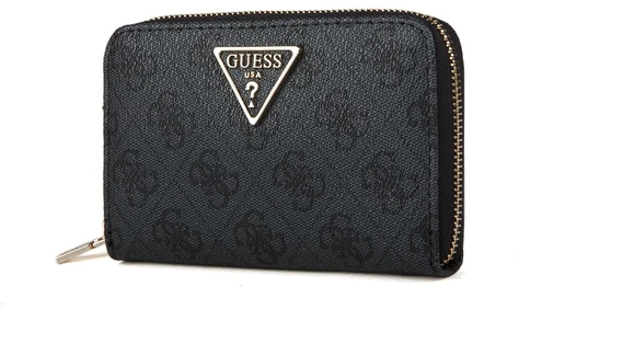 Juodas portfel damski Guess Jeans Laurel Ii Slg