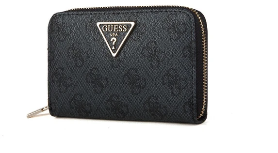 Juodas portfel damski Guess Jeans Laurel Ii Slg