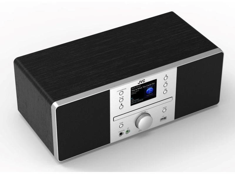 Juodas radijo imtuvas JVC RD-E874B