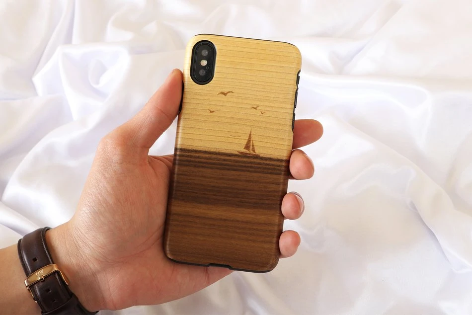 MAN Juodas telefono dėklas iPhone X/XS