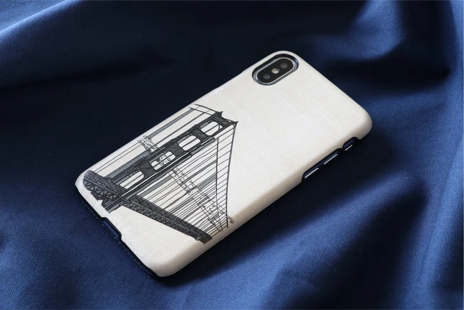 MAN Juodas telefono dėklas iPhone X/XS