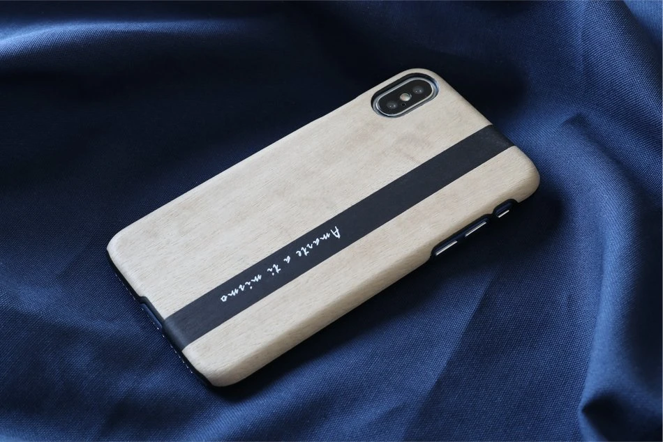 MAN Juodas telefono dėklas iPhone X/XS