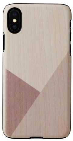 MAN Juodas telefono dėklas iPhone X/XS su tulpėmis