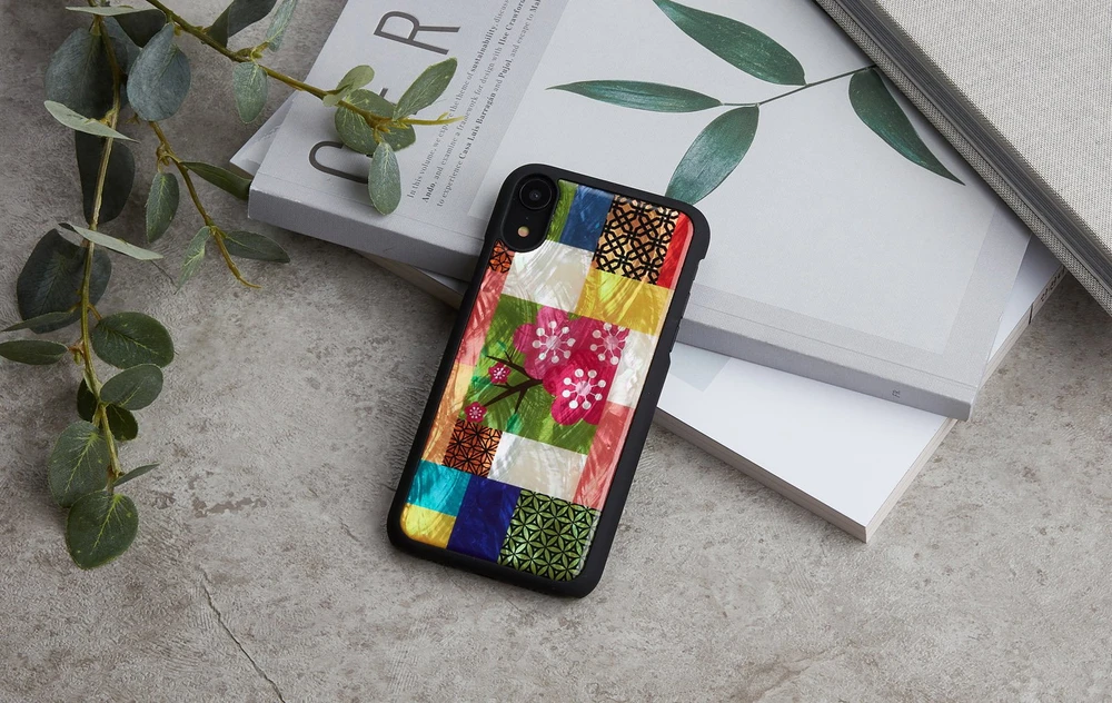 Ikins Juodas telefono dėklas iPhone XR