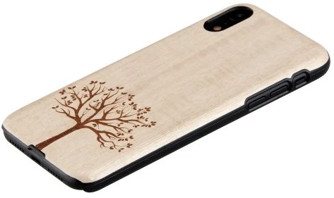 MAN Juodas telefono dėklas iPhone XR