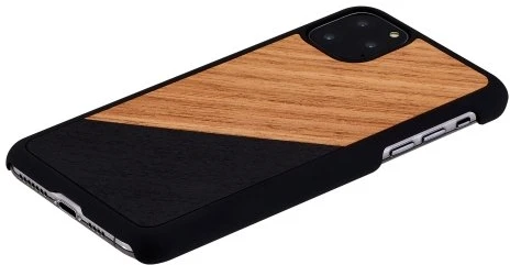 Juodas telefono dėklas MAN&WOOD iPhone 11 Pro Max