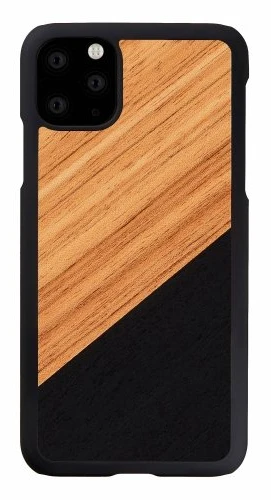 Juodas telefono dėklas MAN&WOOD iPhone 11 Pro Max