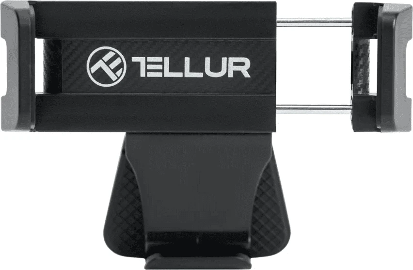 Juodas universalus telefono laikiklis Tellur