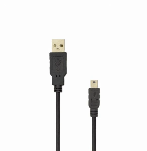 Assmann Electronic ASSMANN USB 2.0 prijungimo kabelis tipas A - mini B 5pin M/M 1.8m USB 2.0 atitinka UL bl