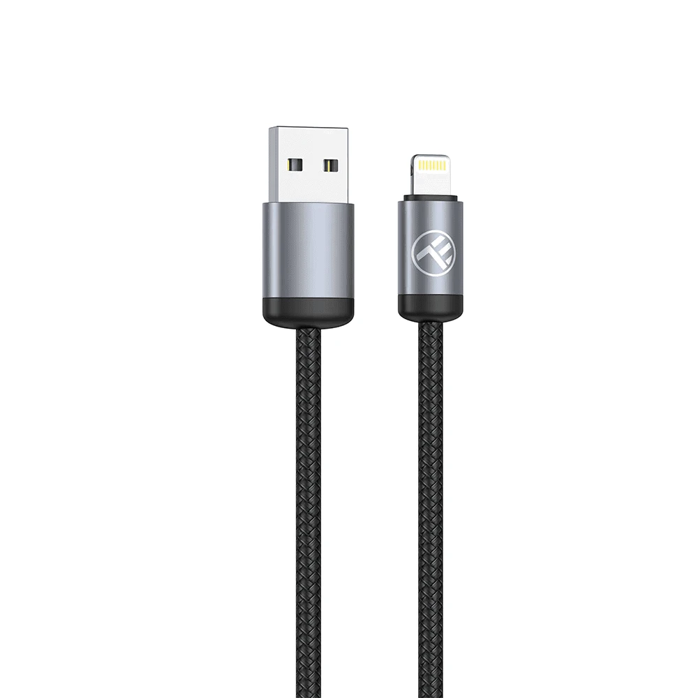 Tellur Juodas USB į „Lightning“ kabelis, 3 A, 1 m
