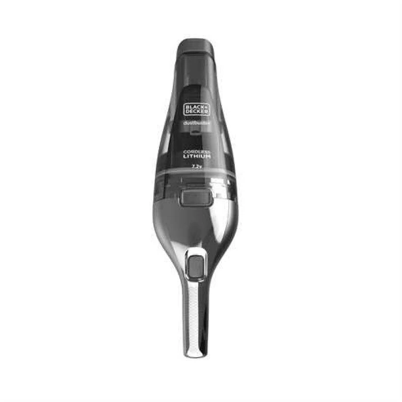 Juodas+DECKER NVC220WC 7.2V Belaidis rankinis dulkių siurblys