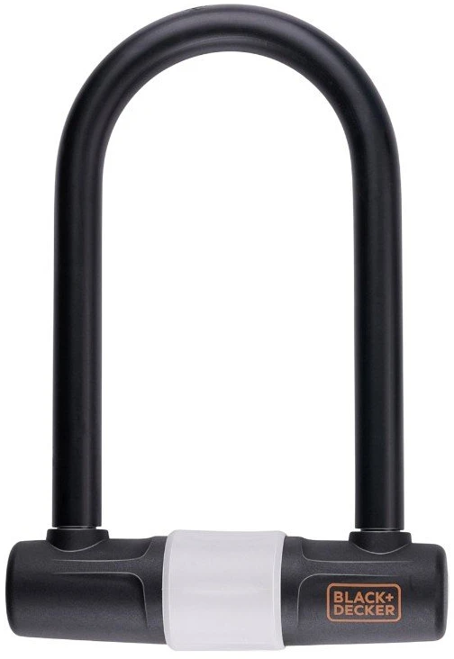Black & Decker Juodas & Decker - Dviračio spyna / U formos spyna 14x25 cm