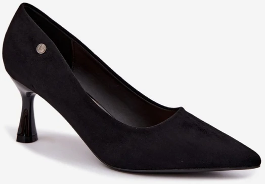 Juodi aukštakulniai bateliai Step in style