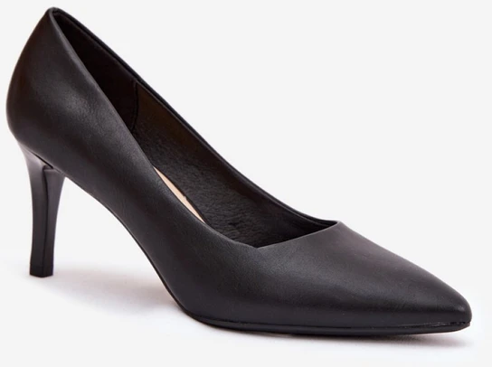 Juodi aukštakulniai bateliai Step in style
