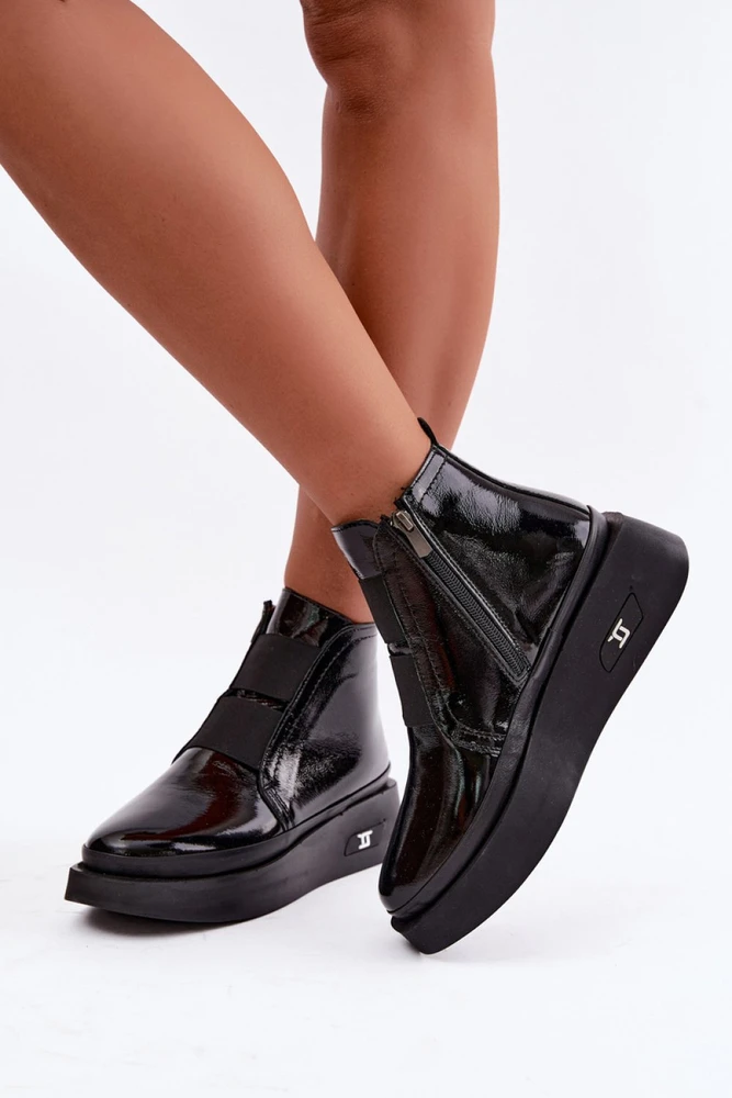 Juodi aulinukai su platforma Step in style