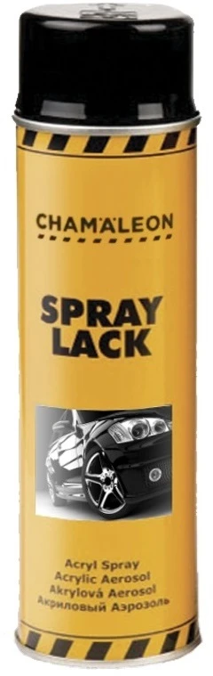 Juodi blizgūs dažai aerozoliniai 0.5L CHAMAELEON