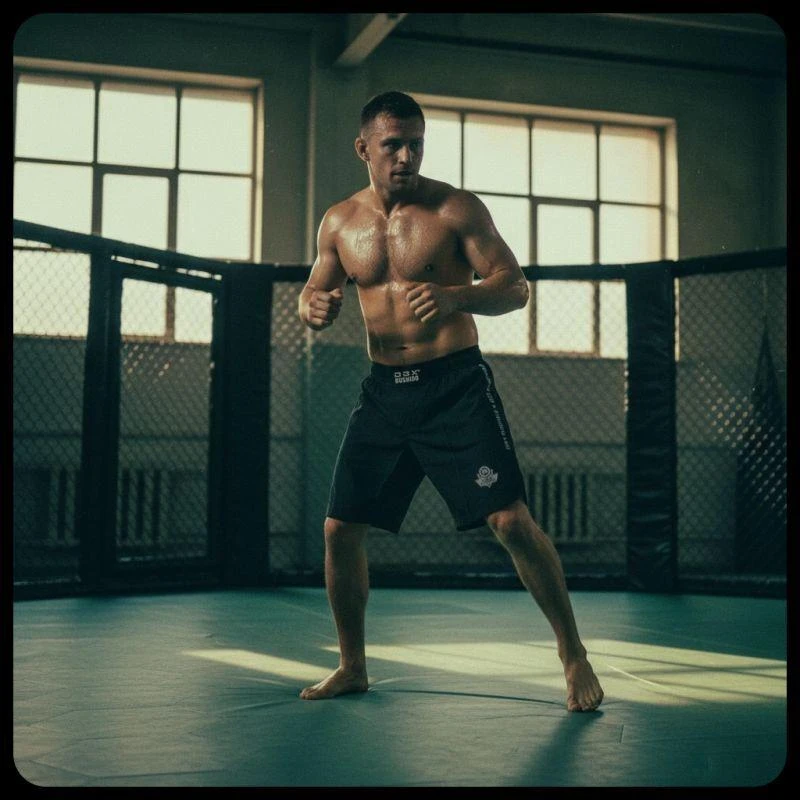 Juodi DBX Bushido MMA šortai
