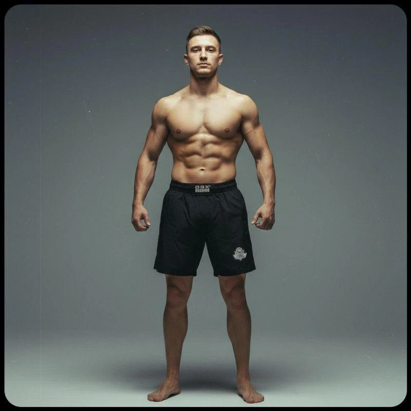 Juodi DBX Bushido MMA šortai