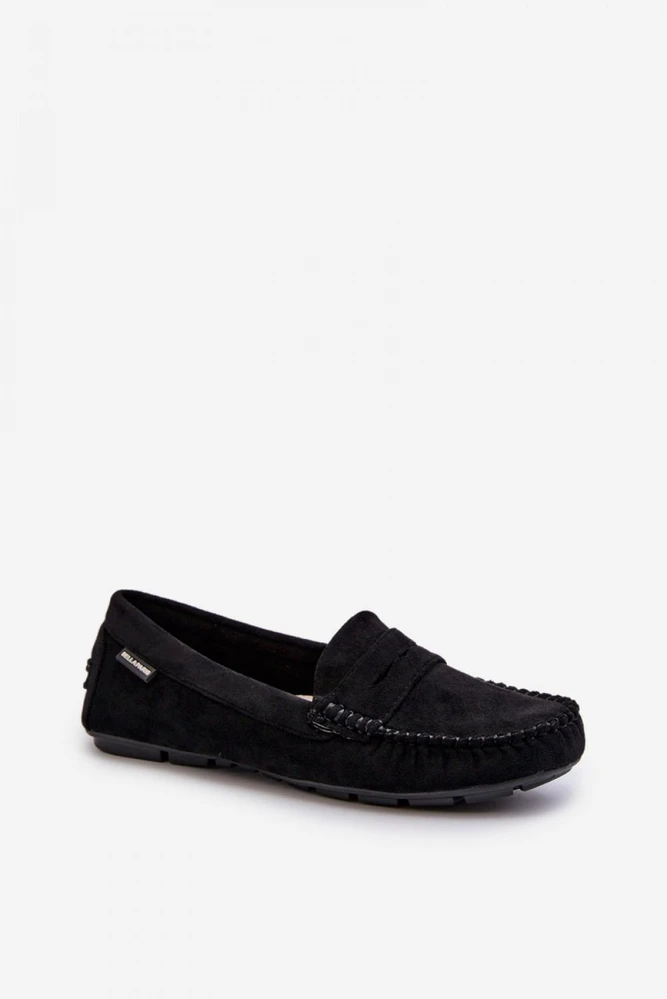 Juodi moteriški mokasinai Step in style