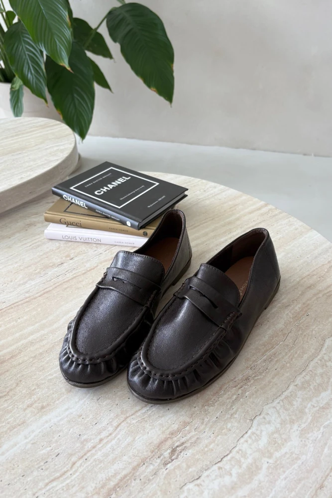 Juodi moteriški mokasinai Step in style