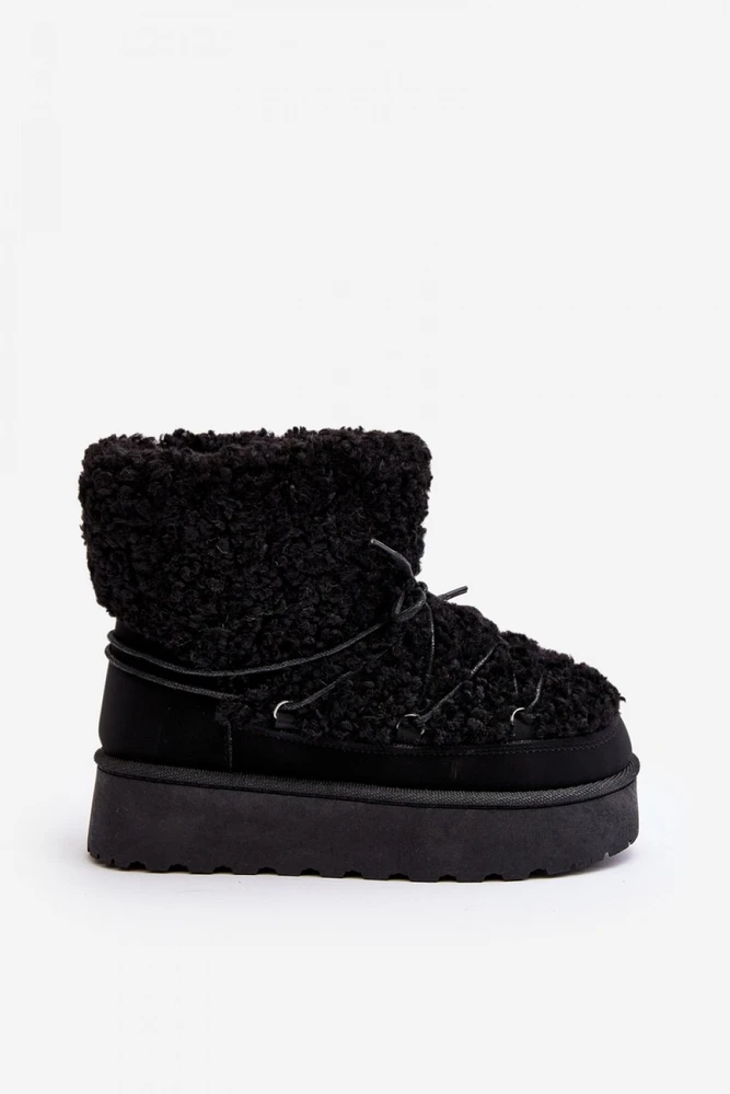Juodi moteriški sniego aulinukai Step in style