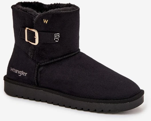 Juodi moteriški sniego batai su sagtimi Wrangler