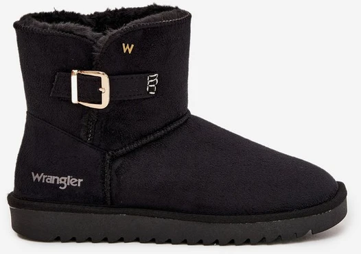 Juodi moteriški sniego batai su sagtimi Wrangler