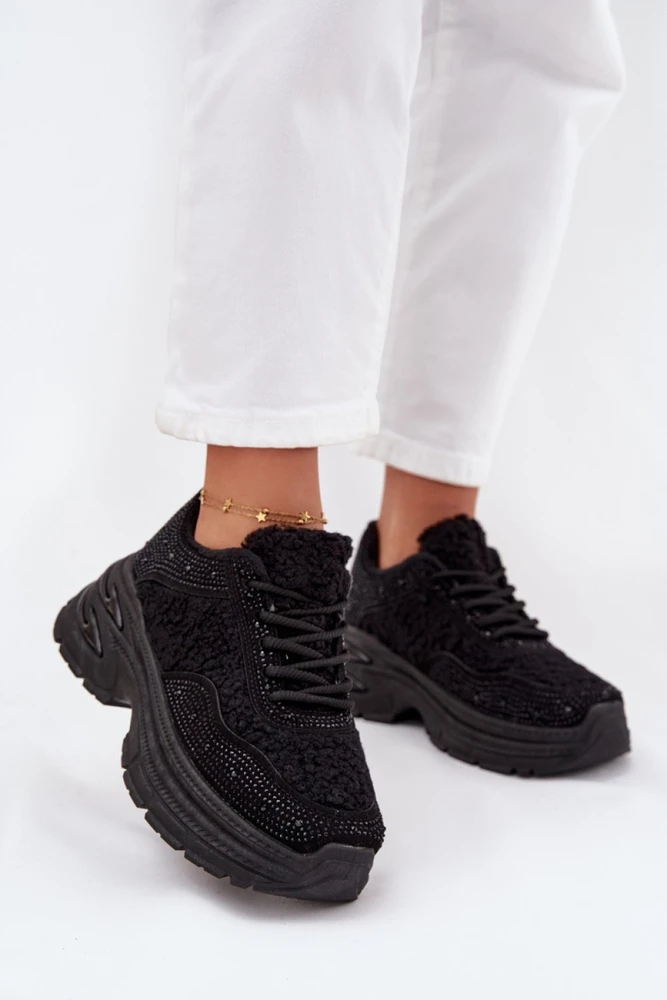 Juodi sportiniai batai Step in style