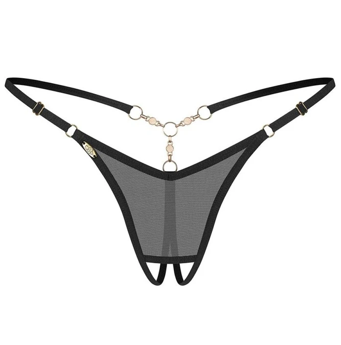 Juodi tanga stringai Obsessive