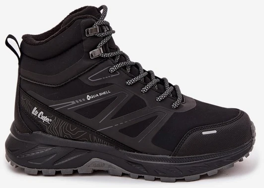 Juodi žieminiai trekingo batai Lee Cooper