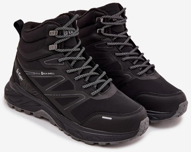 Juodi žieminiai trekingo batai Lee Cooper