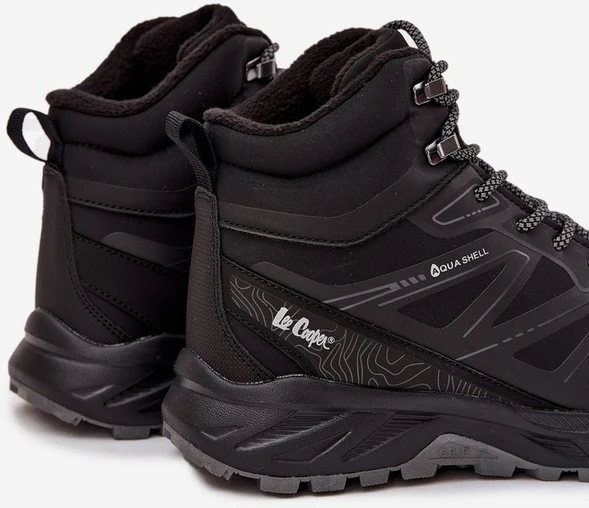 Juodi žieminiai trekingo batai Lee Cooper