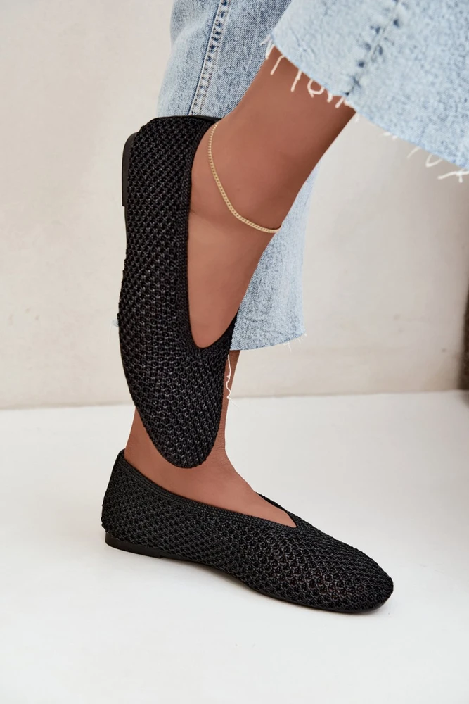 Juodos balerinos Step in style