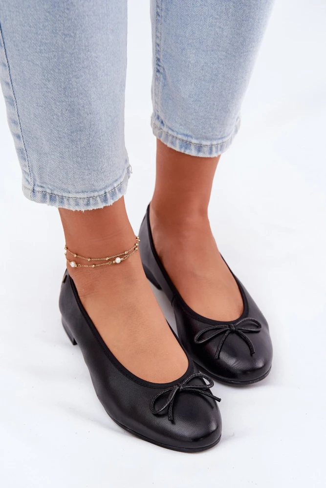 Juodos balerinos Step in style