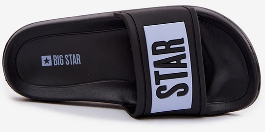 Juodos ir mėlynos vaikiškos šlepetės Big Star