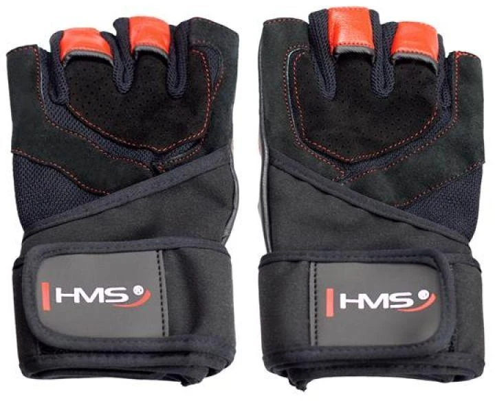 Juodos/Raudonos HMS RST01 rM sportinės pirštinės